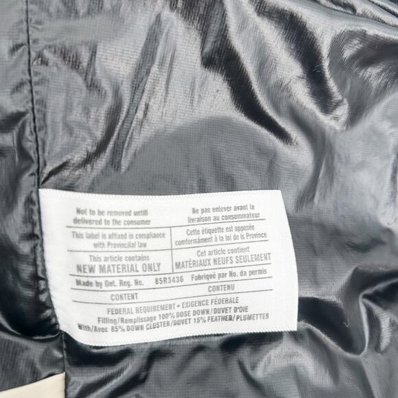 Burberry Coat Brit Black Winter Down Ladies Jacket Sports Check Puffer Belted M - Picture 7 of 13